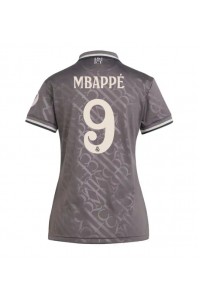 Real Madrid Kylian Mbappe #9 Voetbaltruitje 3e tenue Dames 2024-25 Korte Mouw